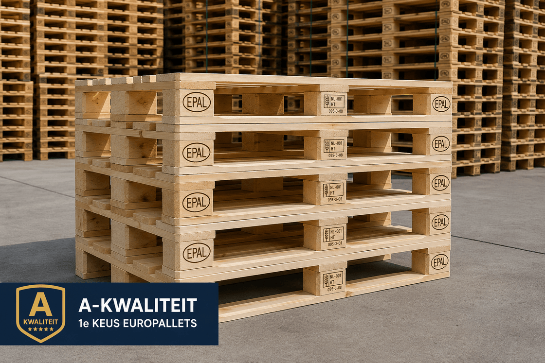 A-kwaliteit eerste keus europallets in lichte en nette staat